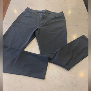 Lululemon commission pant 36/32 grey/green